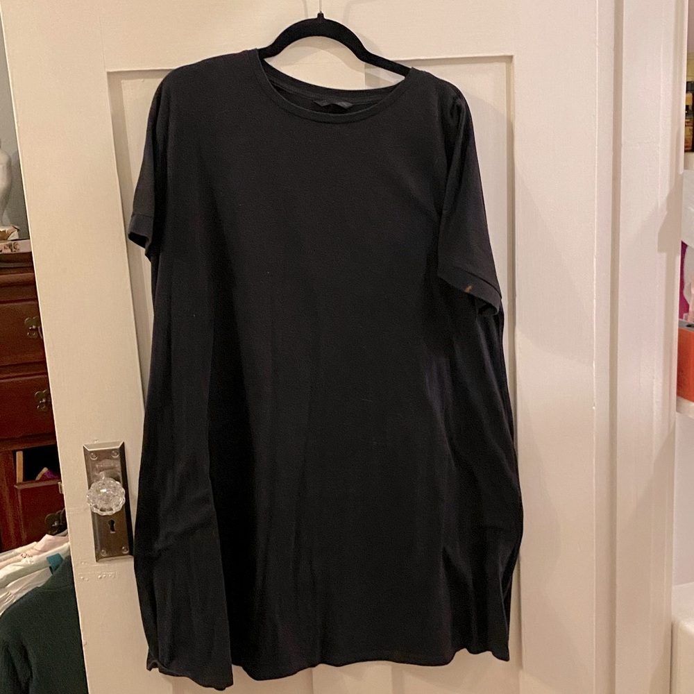 Plus Short Sleeve Swing Dress